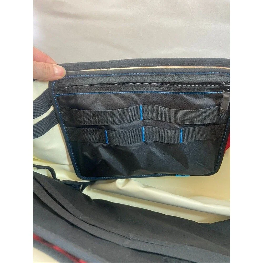 TIMBUK2 XLARGE BLUE MESSANGER BAG FOLD OVER 20 X 14 INSIDE MOLLE POCKETS NEW